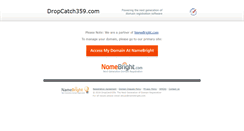 Desktop Screenshot of dropcatch359.com