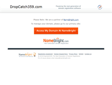 Tablet Screenshot of dropcatch359.com